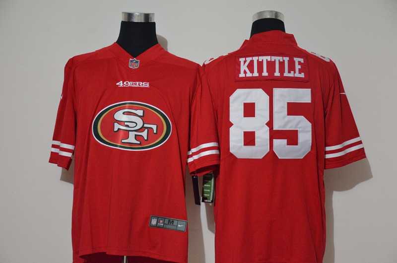 Nike 49ers 85 George Kittle Red Team Big Logo Vapor Untouchable Limited Jersey,We sell and wholesale Nike 49ers 85 George Kittle Red Team Big Logo Vapor Untouchable Limited Jersey on line form chian!